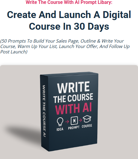 Dickie Bush & Nicolas Cole – Create And Launch A Digital Course In 30 Days + Upsell