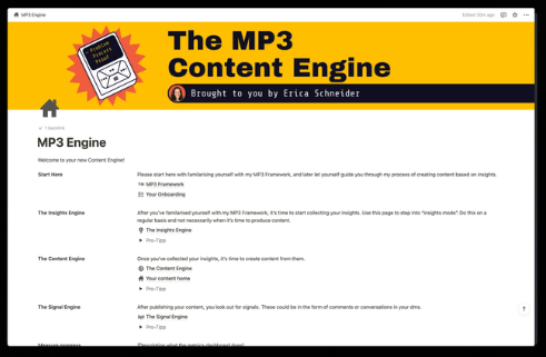 Erica Schneider – The MP3 Content Engine