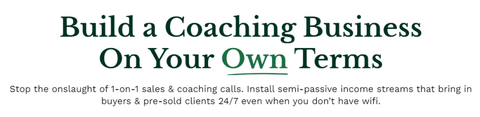 Zac Hansen – Build a Coaching Business On Your Own Terms 