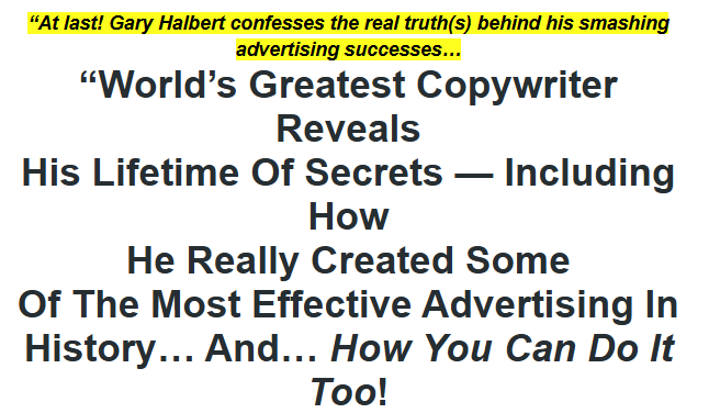 Gary Halbert – Last Seminar 