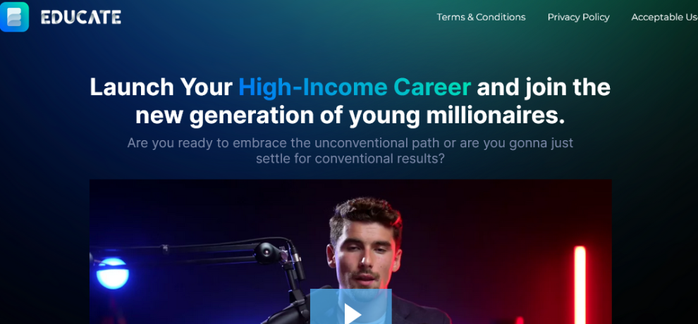 Iman Gadzhi – Educate.io – Revolutionizing Online Learning Courses